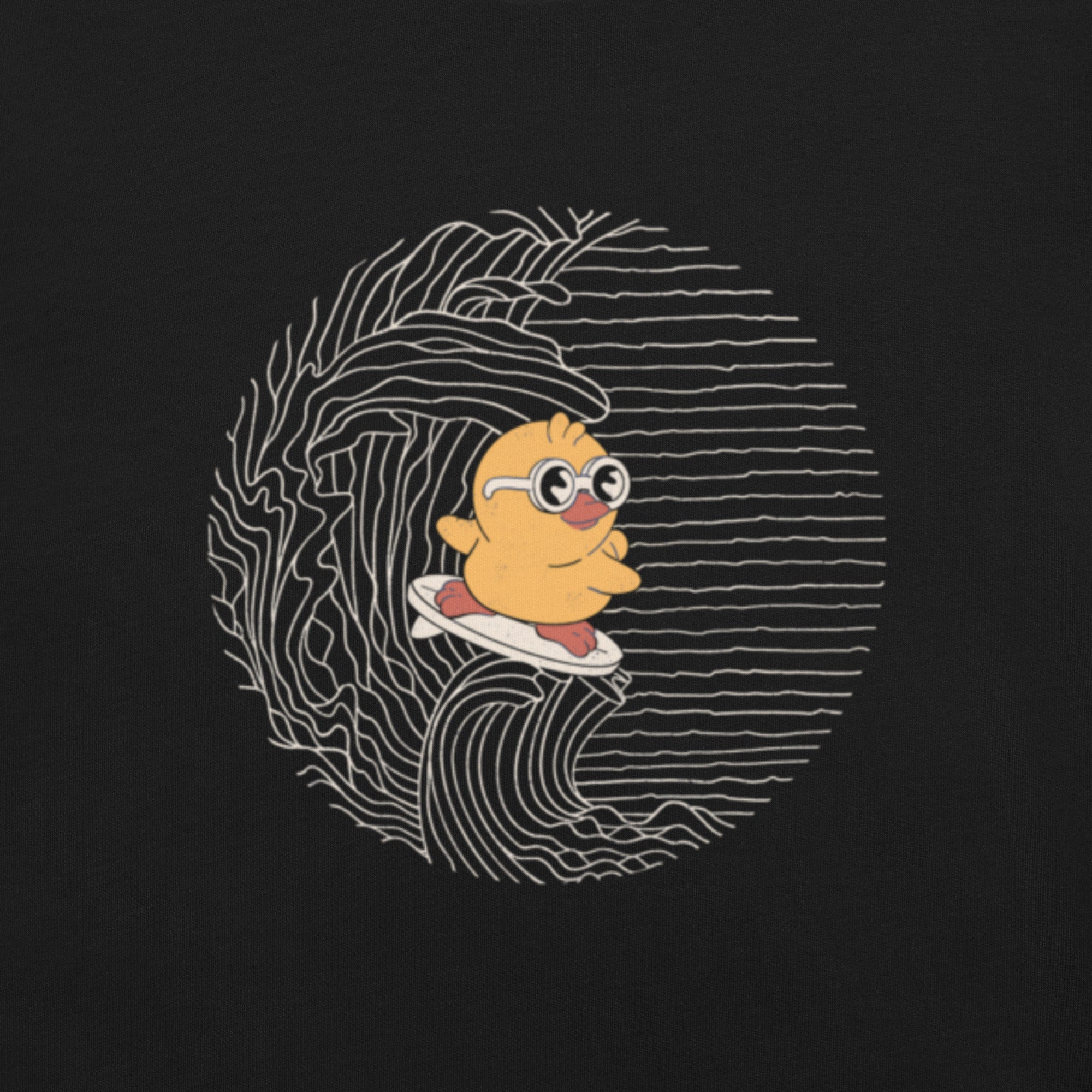 Duck Kanagawa Wave T-Shirt Geek Nerd Animal Patterns Design by Tobe Fonseca FLOW DESC WRITING