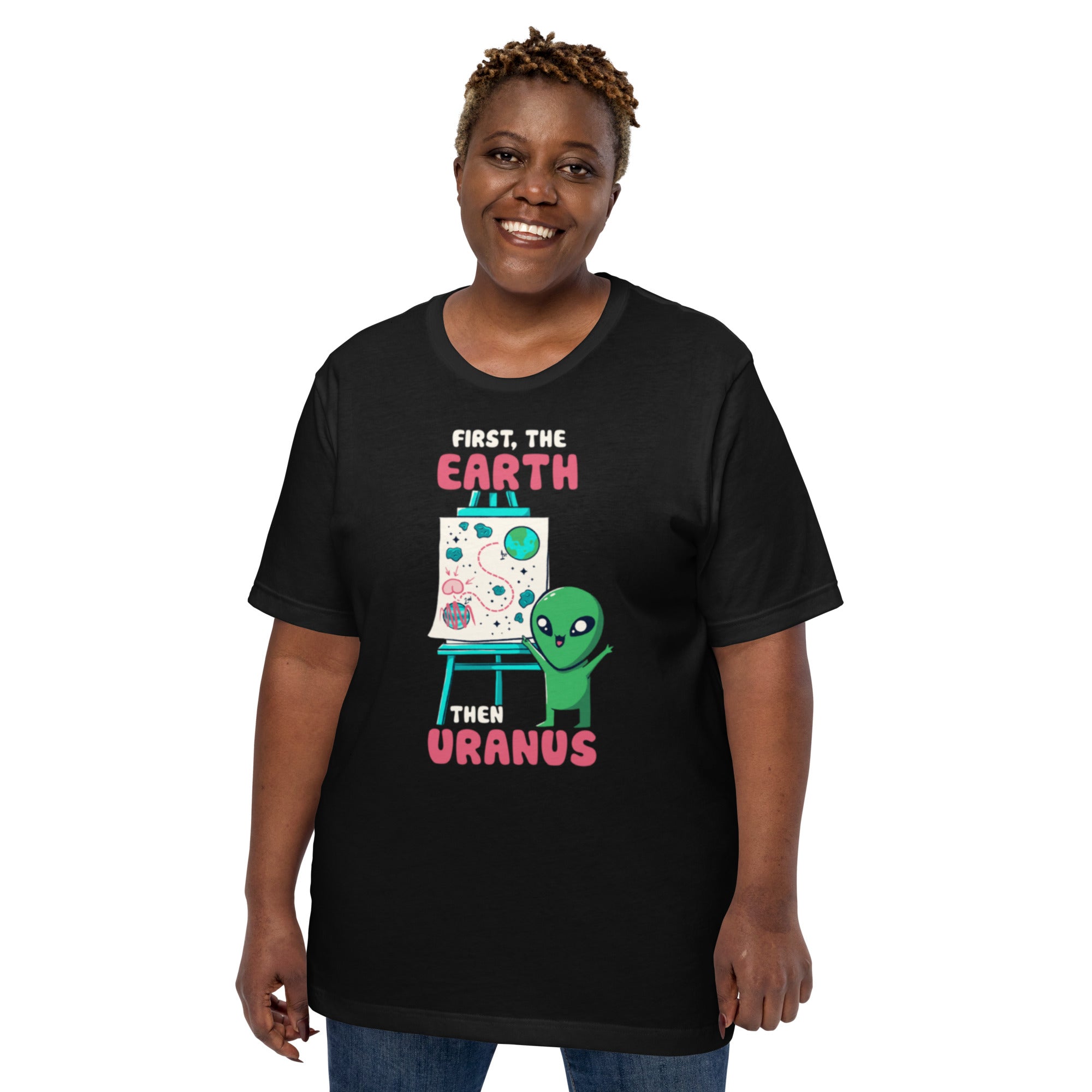Earth Than Uranus T-Shirt Geek Nerd