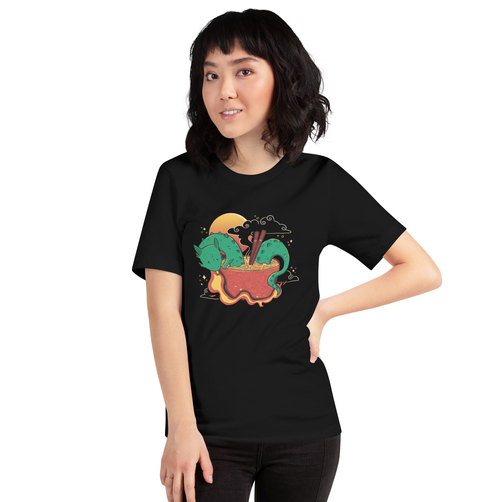 Hot Noddle Dragon T-Shirt Geek Nerd
