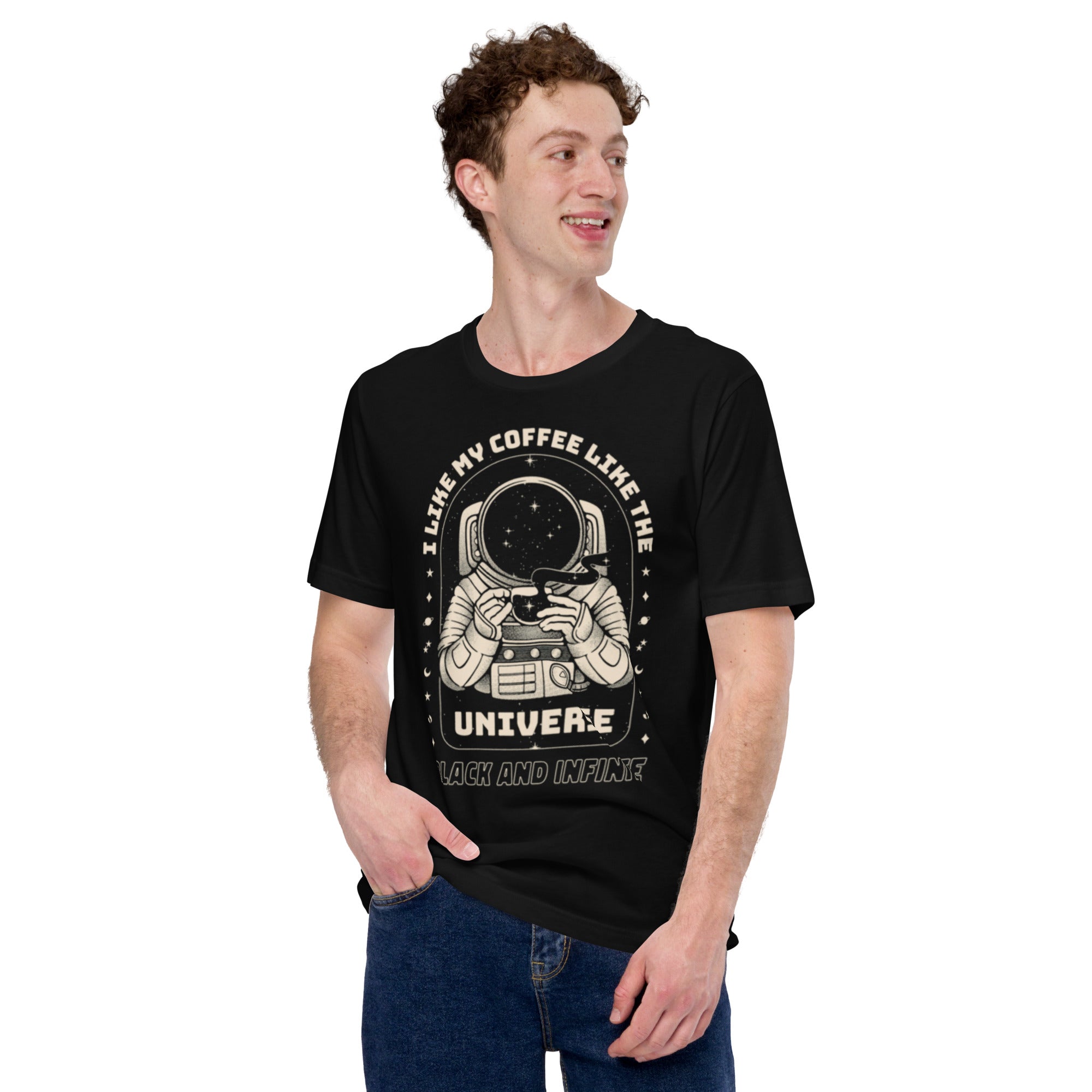 Coffee Like My Outer Space T-Shirt Geek Nerd