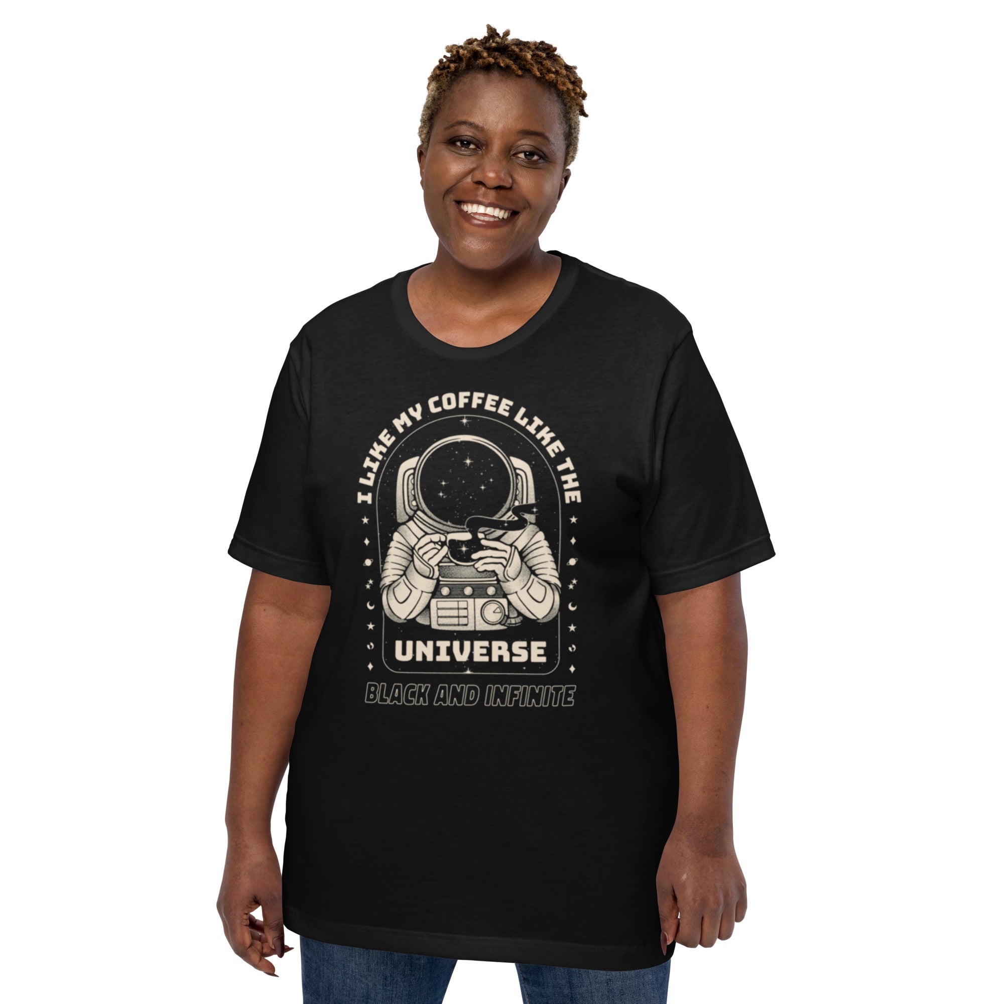 Coffee Like My Outer Space T-Shirt Geek Nerd