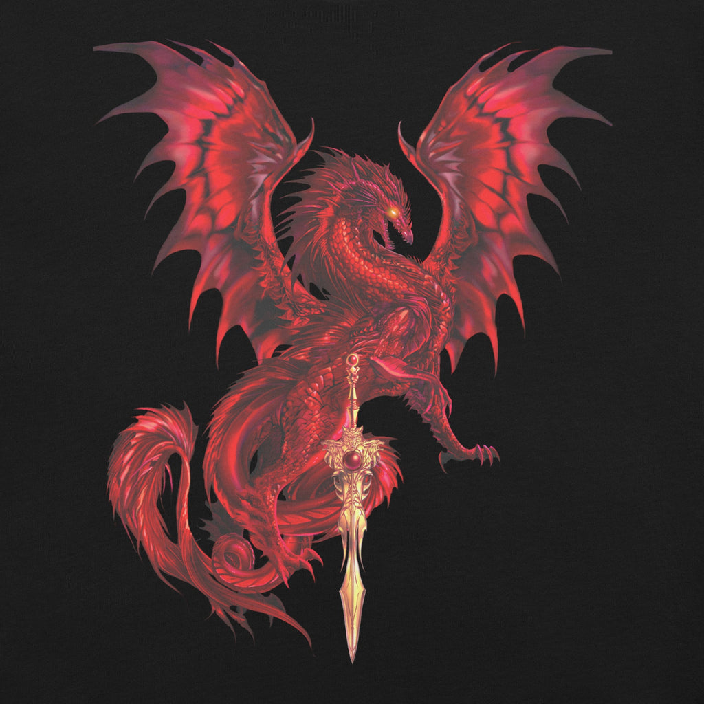 Dragonblade BLOODBLADE T-Shirt Geek Nerd Advertise to Meta Design by Ruth Thompson Fantasy Prints