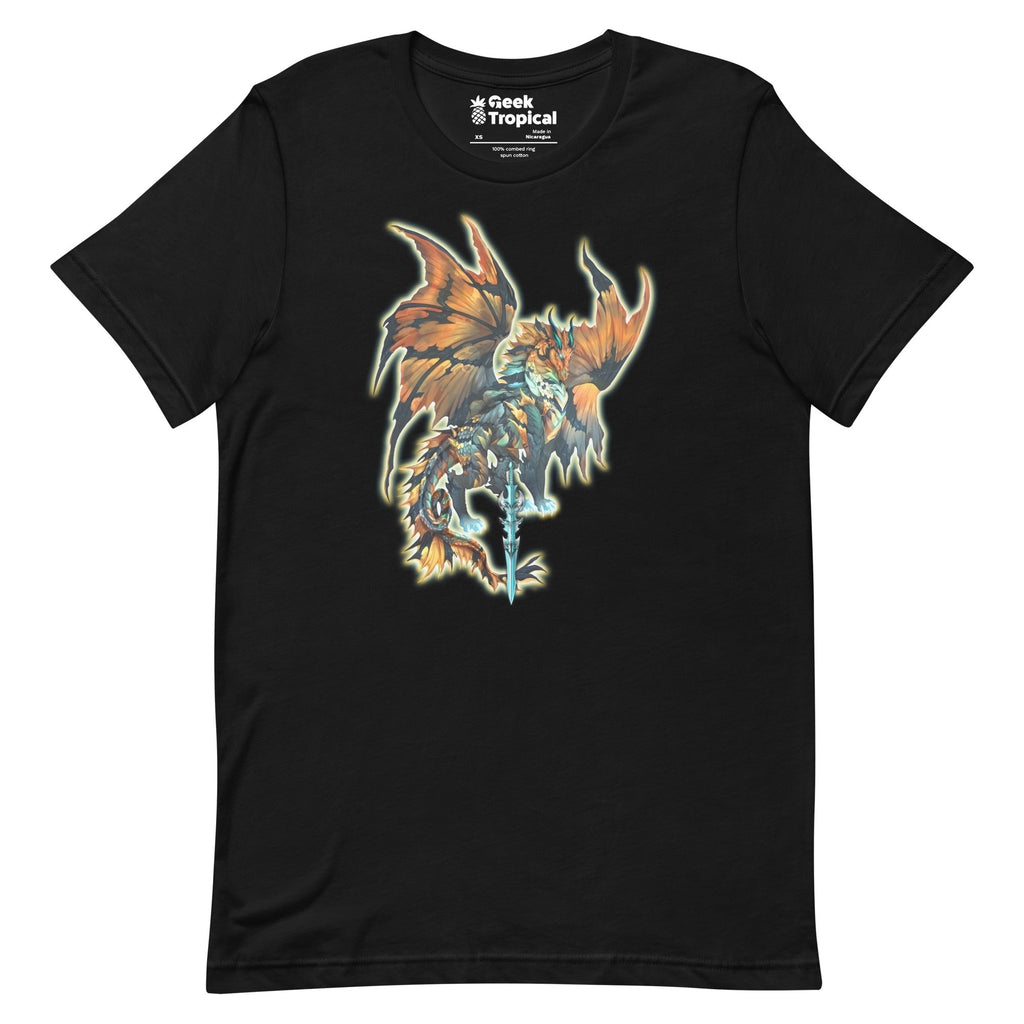 Dragonblade THUNDERBLADE OG T-Shirt Geek Nerd Advertise to Meta Design by Ruth Thompson Fantasy Prints