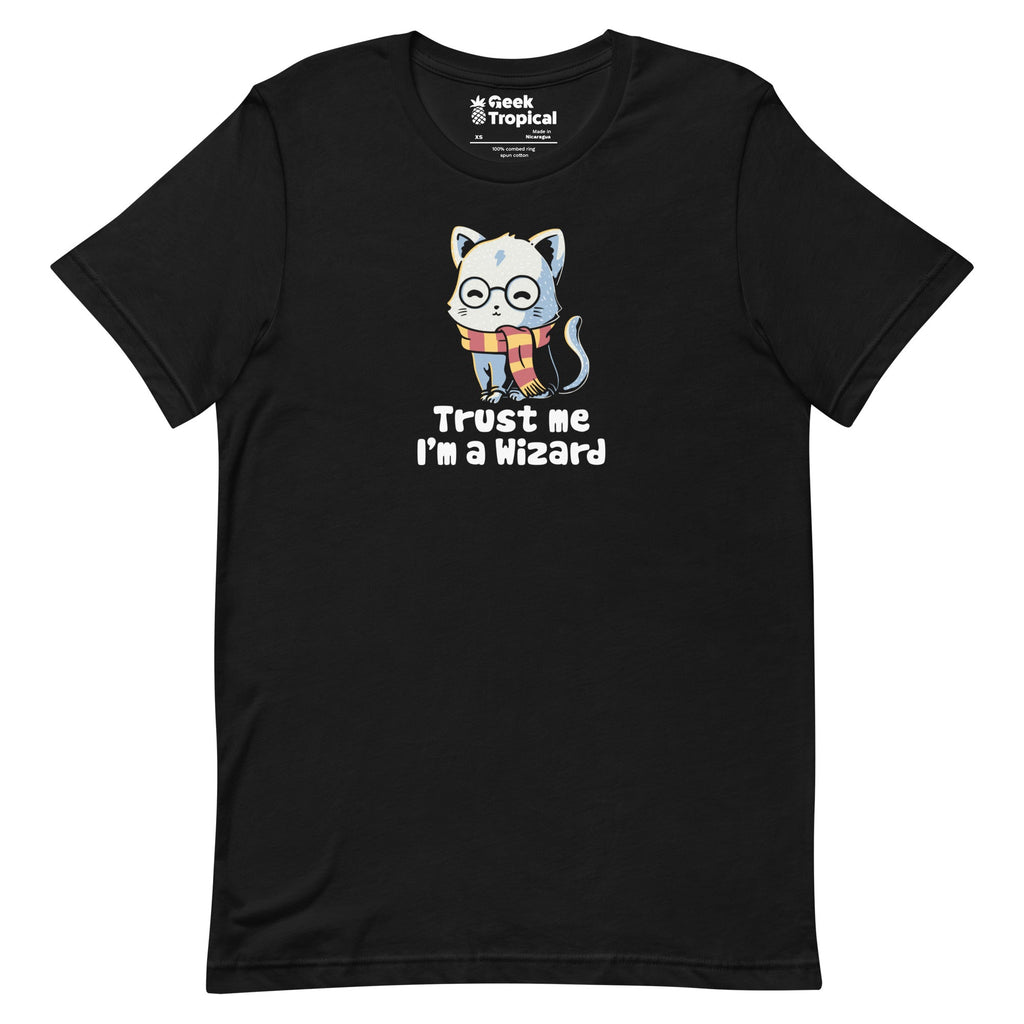 Trust me I'm A Wizard T-Shirt Geek Nerd Advertise to Meta Design by Tobe Fonseca dnd & rpg print