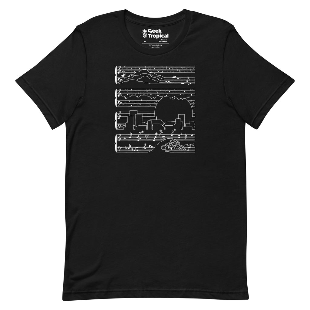 The Moonlight Sonata T-Shirt Geek Nerd Advertise to Meta Design by Tobe Fonseca FLOW DESC WRITING