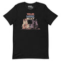 The Chess Cat King T-Shirt Geek Nerd Advertise to Meta Animal Patterns board game print