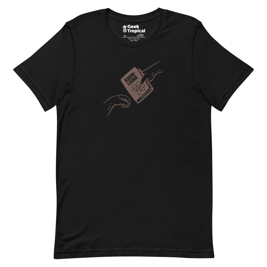 The Book's Creation T-Shirt Geek Nerd Advertise to Meta Book Prints Design by Tobe Fonseca