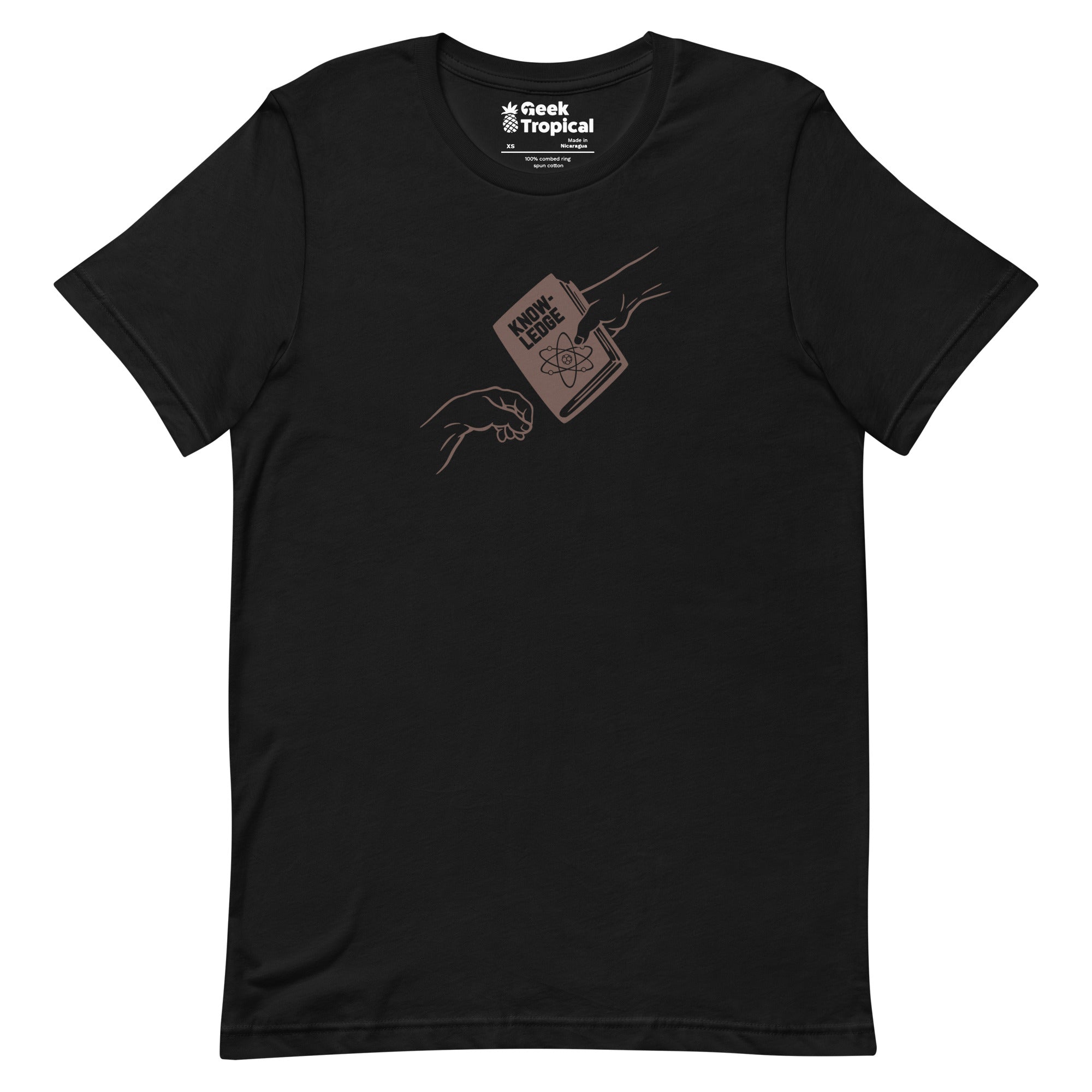 The Book's Creation T-Shirt Geek Nerd Advertise to Meta Book Prints Design by Tobe Fonseca