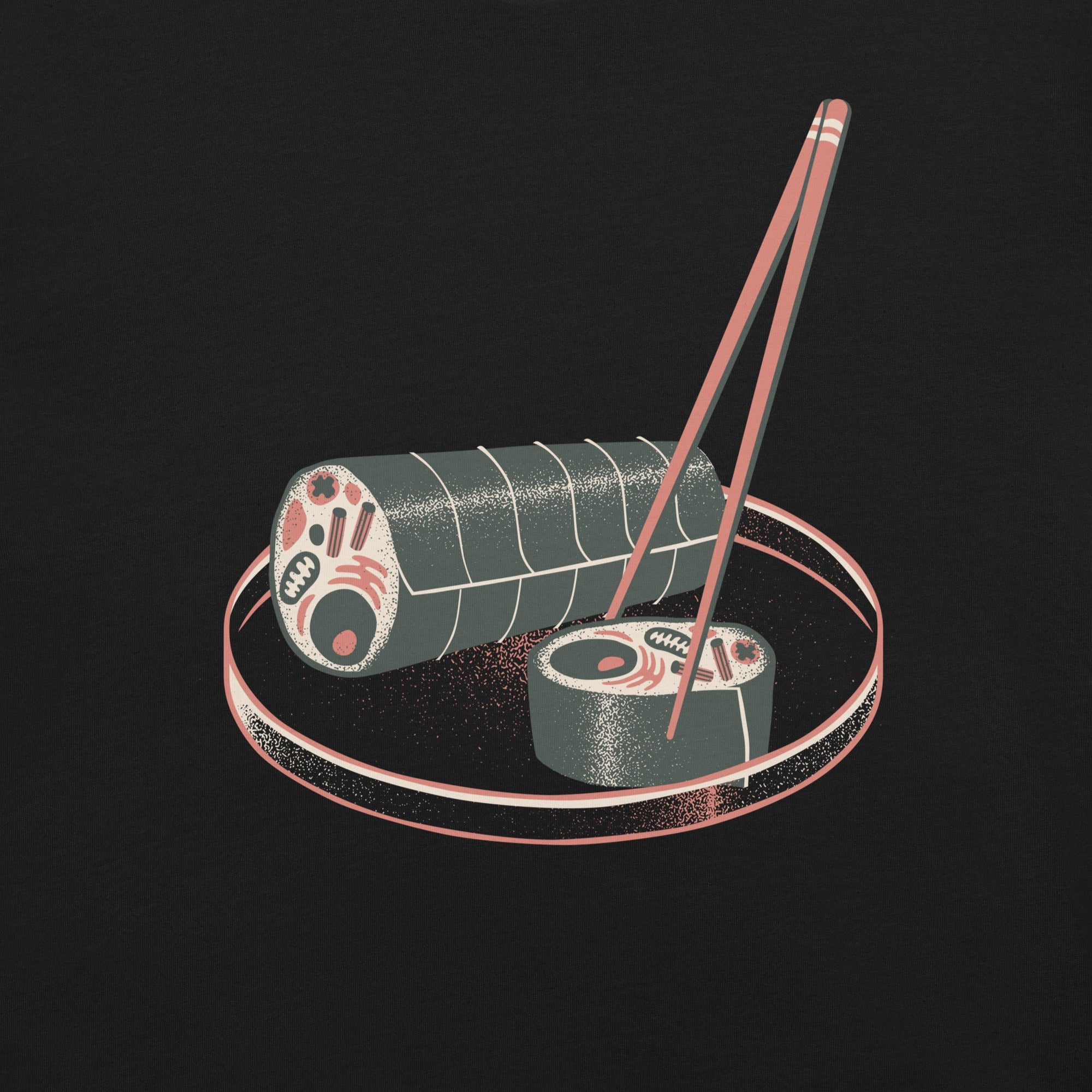 Sushi Cell Science Japanese T-Shirt Geek Nerd Advertise to Meta Design by Tobe Fonseca FLOW DESC WRITING