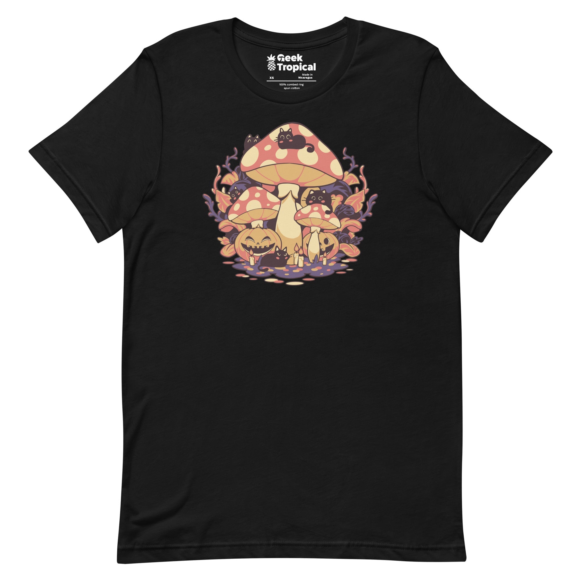Cogumiaus Halloween Cats T-Shirt Geek Nerd Advertise to Meta Animal Patterns Design by Tobe Fonseca