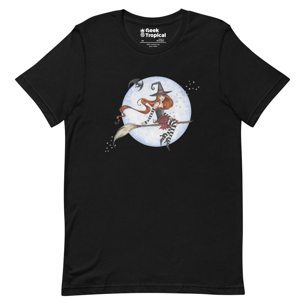 Amy Brown Moonlight Ride T-Shirt Geek Nerd Advertise to Meta Design by Amy Brown Fantasy Prints