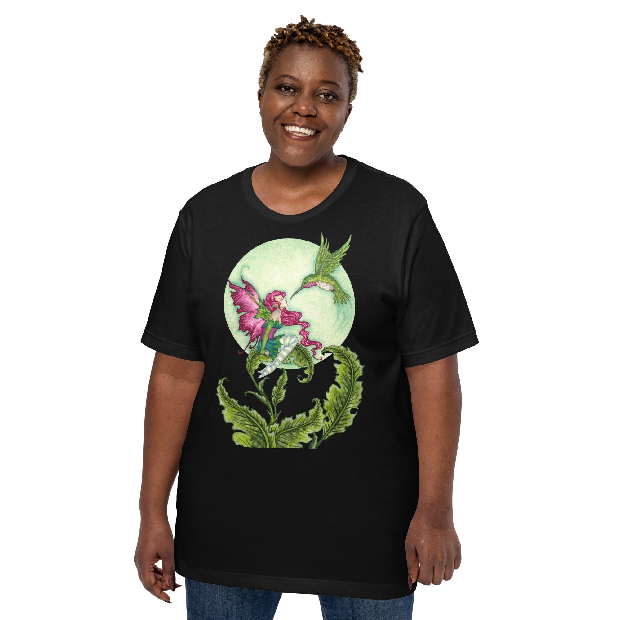 Amy Brown Flirting T-Shirt Geek Nerd Advertise to Meta Animal Patterns Design by Amy Brown