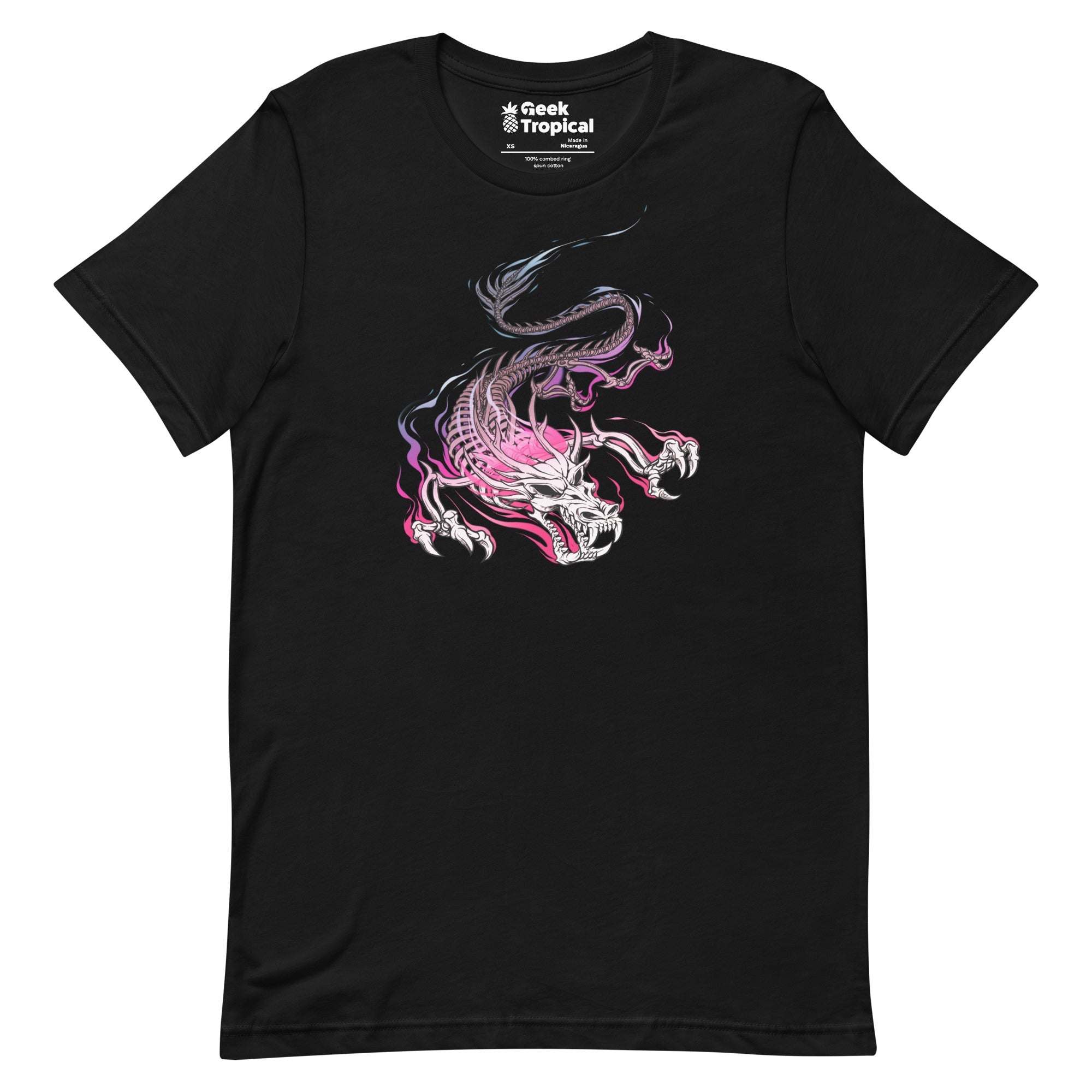 Chinese Skull Dragon T-Shirt Geek Nerd Advertise to Meta Design by Tobe Fonseca Fantasy Prints