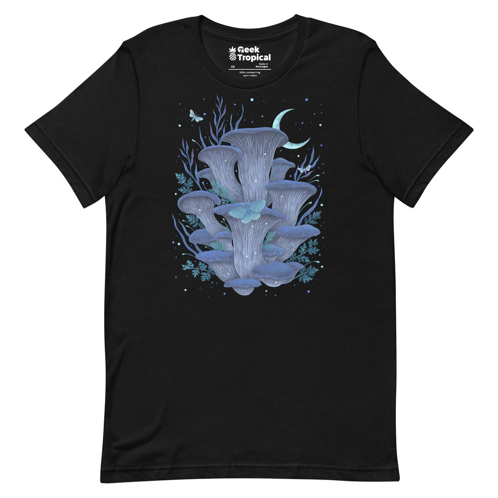 Blue Oyster T-Shirt Geek Nerd Advertise to Meta Design by Episodic Drawing FLOW DESC WRITING