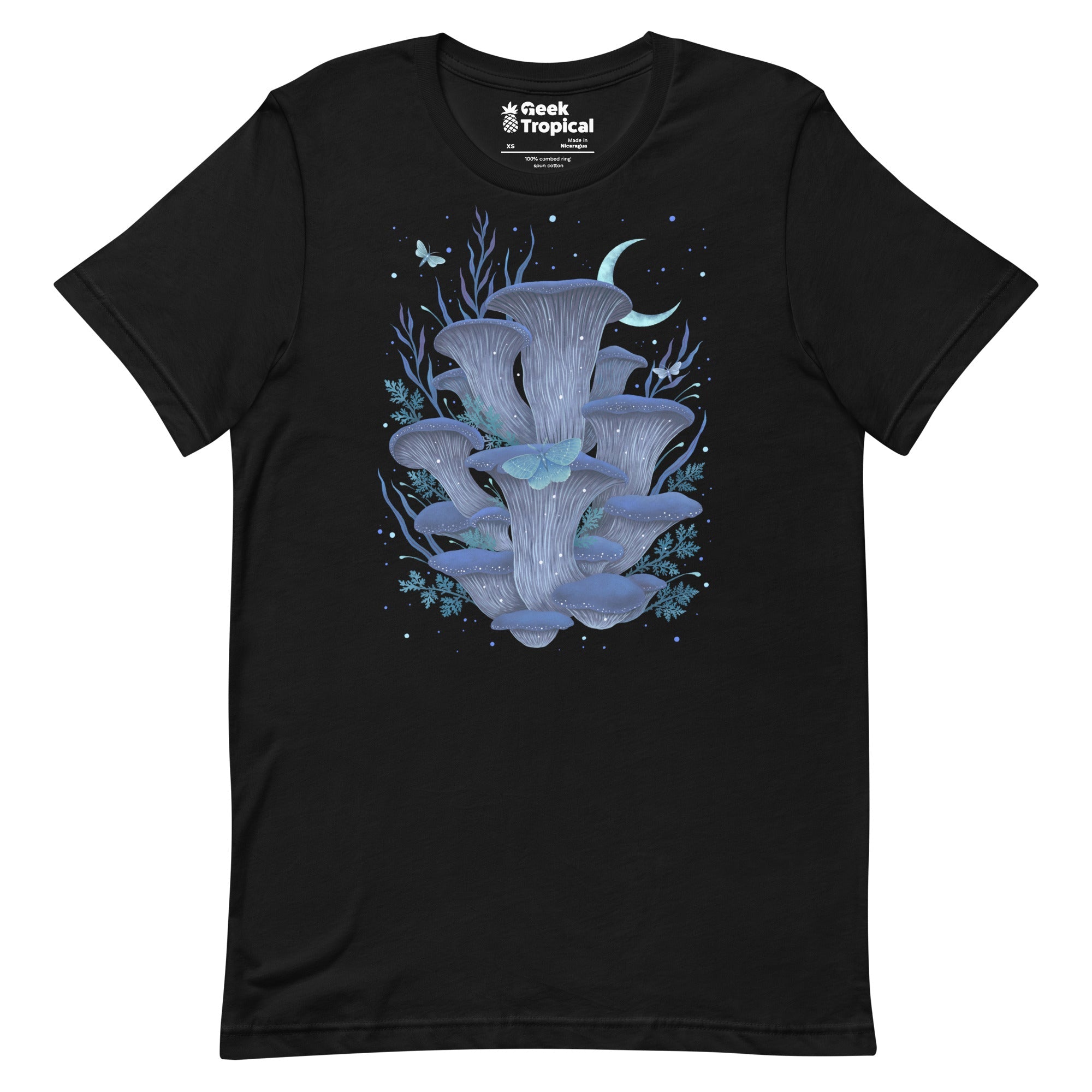 Blue Oyster T-Shirt Geek Nerd Advertise to Meta Design by Episodic Drawing FLOW DESC WRITING
