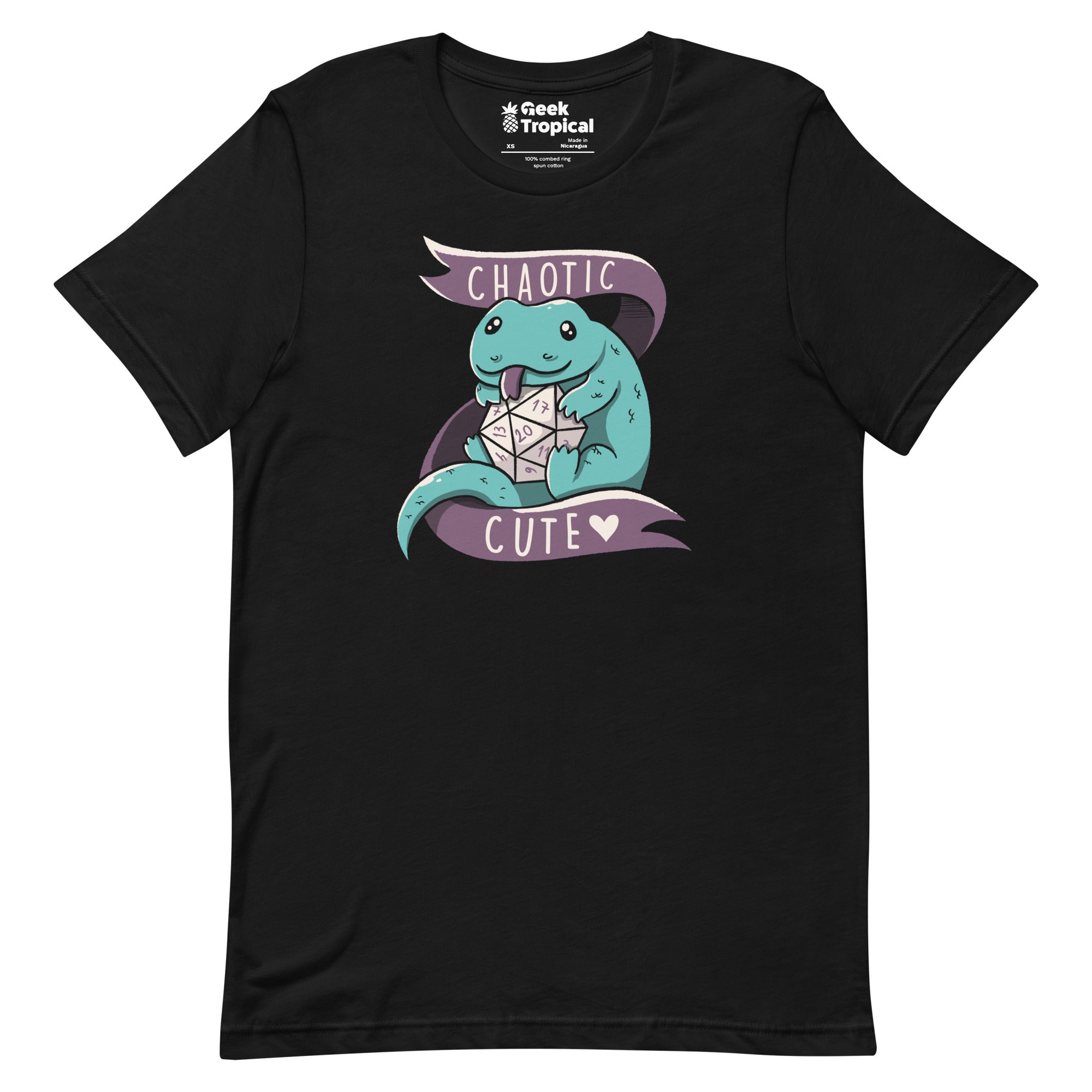 Chaotic Cute RPG Dragon T-Shirt Geek Nerd Advertise to Meta Design by Tobe Fonseca dnd & rpg print