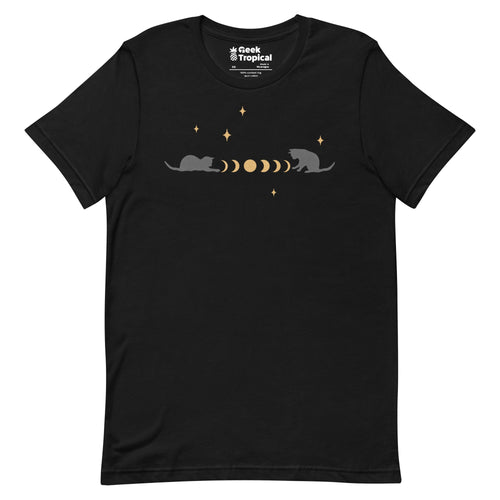 A Cat and the Moon T-Shirt 1
