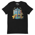 Buenas Tardis Travel Time T-Shirt Geek Nerd Advertise to Meta Design by Tobe Fonseca Fantasy Prints