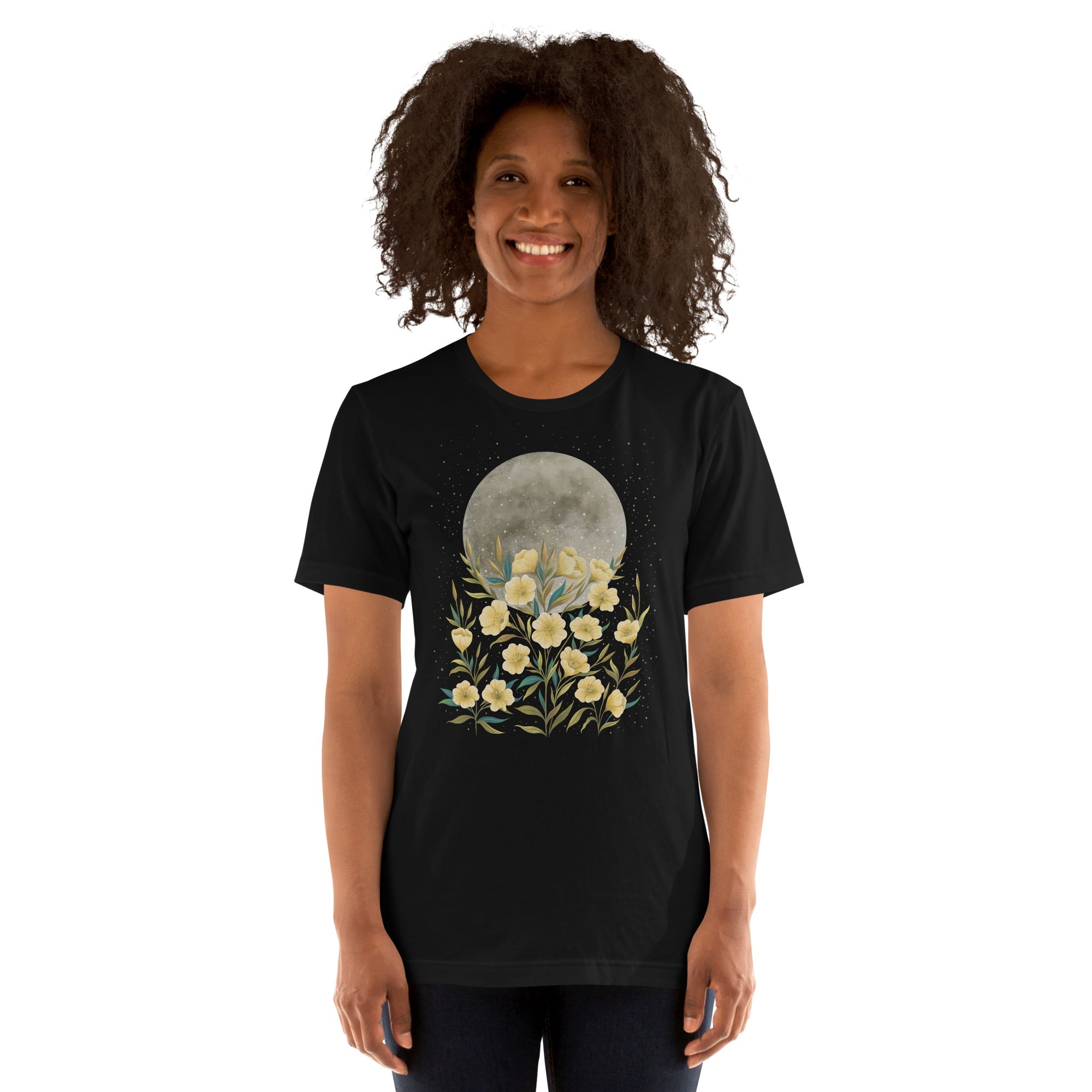Moon Greeting T-Shirt Geek Nerd Advertise to Meta Design by Episodic Drawing FLOW DESC WRITING