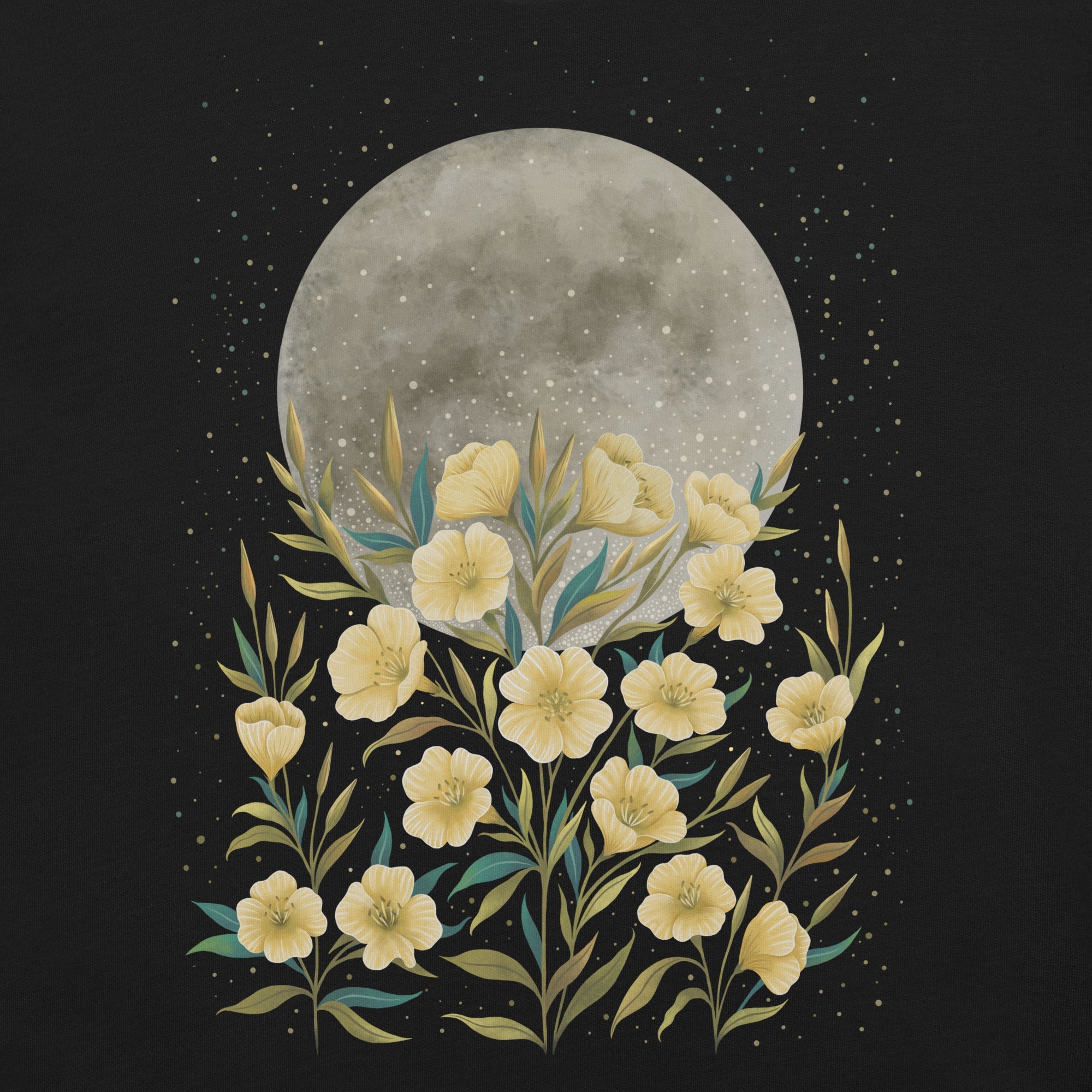 Moon Greeting T-Shirt Geek Nerd Advertise to Meta Design by Episodic Drawing FLOW DESC WRITING