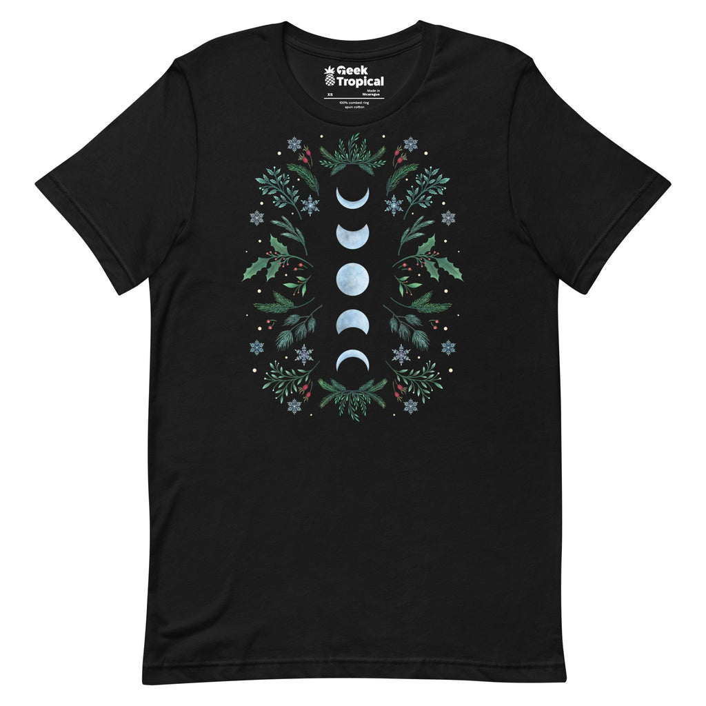 Moonlight Garden Festive T-Shirt Geek Nerd Advertise to Meta Botany Print Design by Episodic Drawing