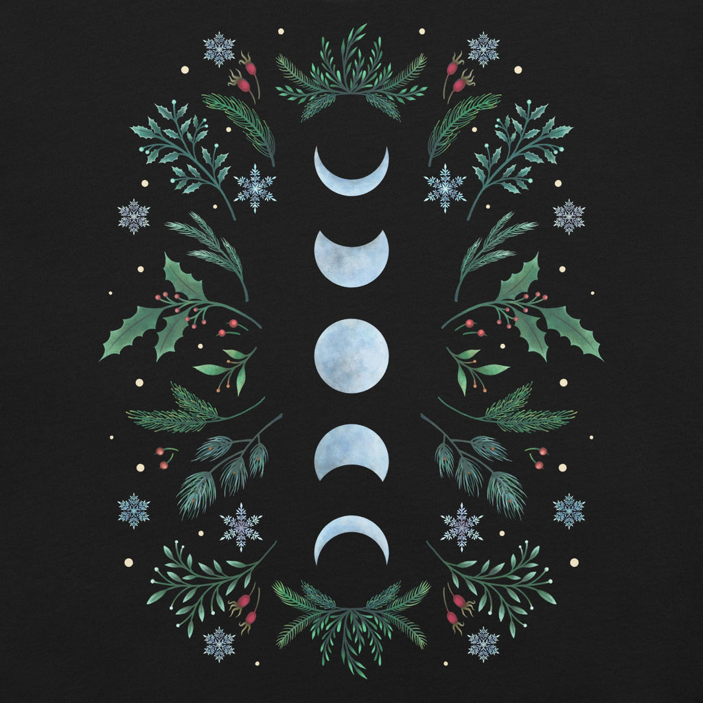 Moonlight Garden Festive T-Shirt Geek Nerd Advertise to Meta Botany Print Design by Episodic Drawing