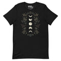 Moonlight Garden Olive T-Shirt Geek Nerd Advertise to Meta Botany Print Design by Episodic Drawing