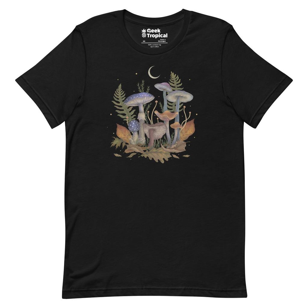 Mushroom Cover T-Shirt Geek Nerd Advertise to Meta Book Prints Botany Print