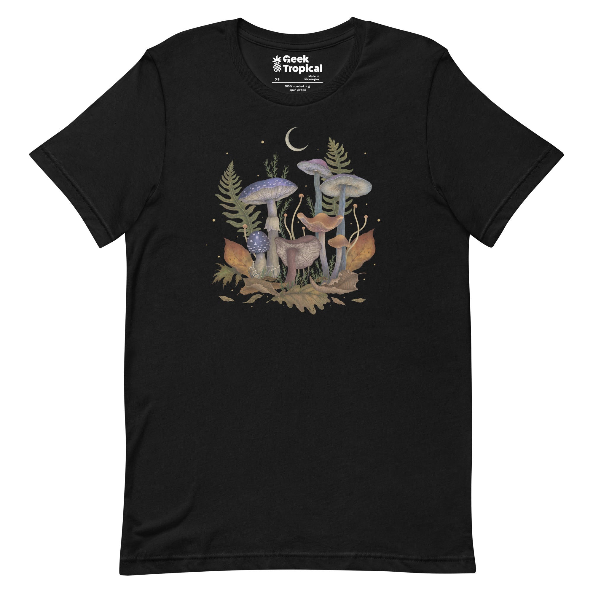 Mushroom Cover T-Shirt Geek Nerd Advertise to Meta Book Prints Botany Print