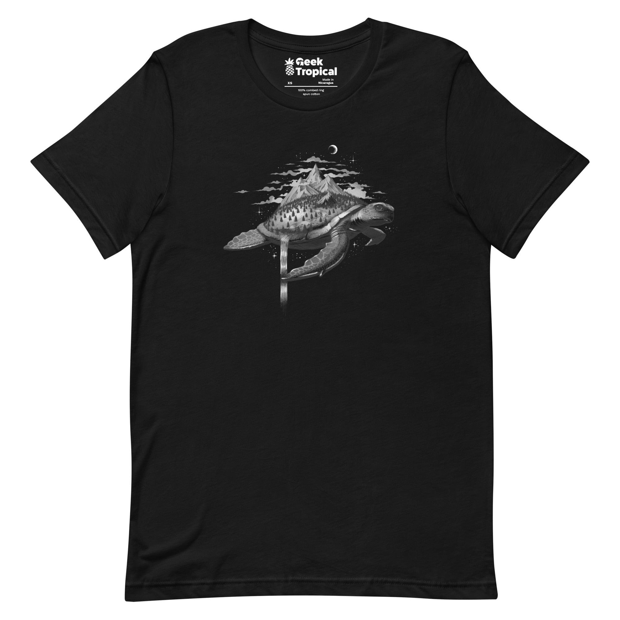 Adventure Turtle T-Shirt Geek Nerd Advertise to Meta Animal Patterns Design by Tobe Fonseca