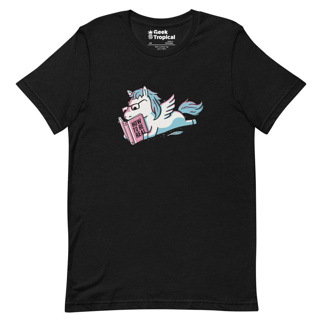 Be Realistic T-shirt Geek Nerd Advertise to Meta Design by Tobe Fonseca FLOW DESC WRITING