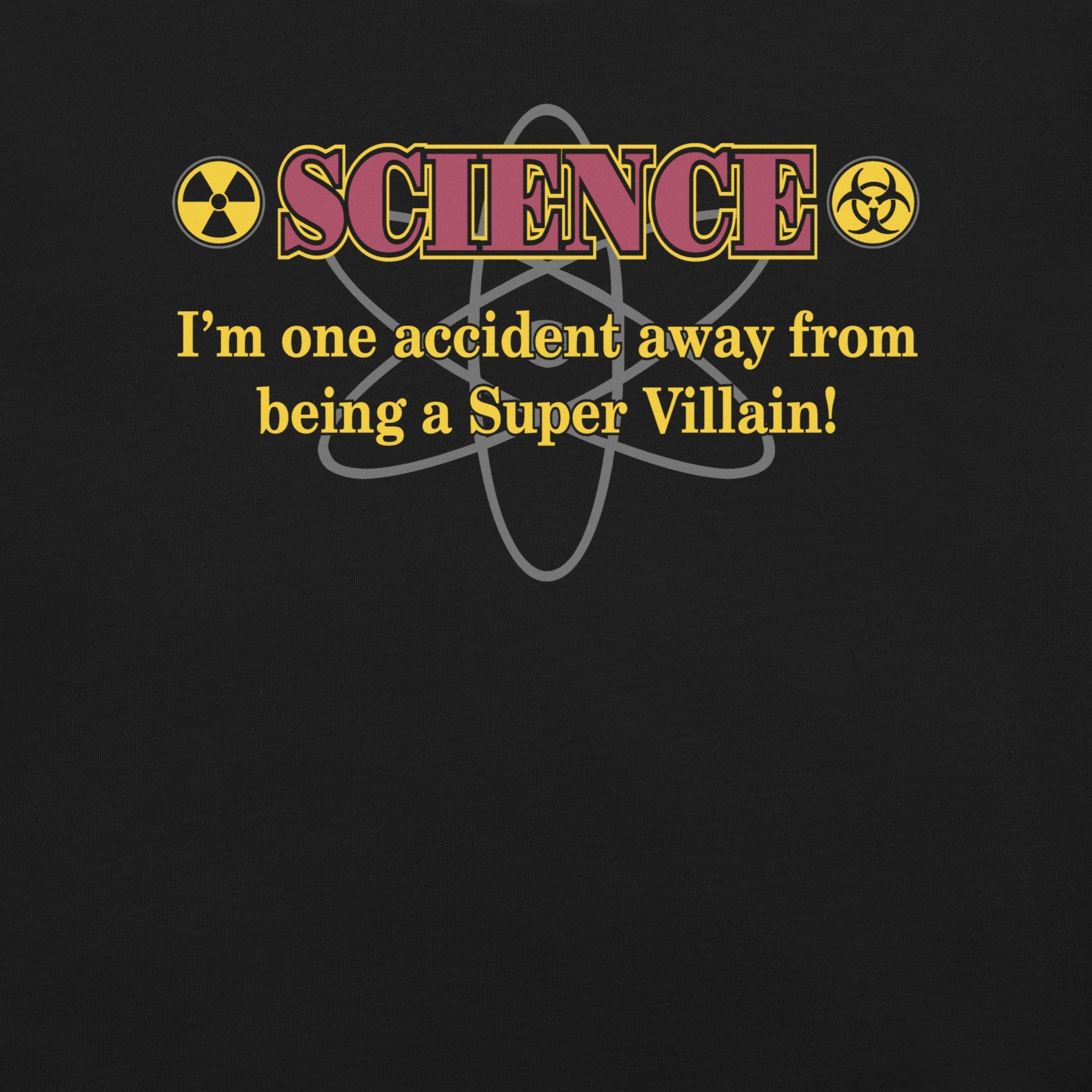 Science Super Villain T-Shirt Geek Nerd Advertise to Meta FLOW DESC WRITING Funny Prints