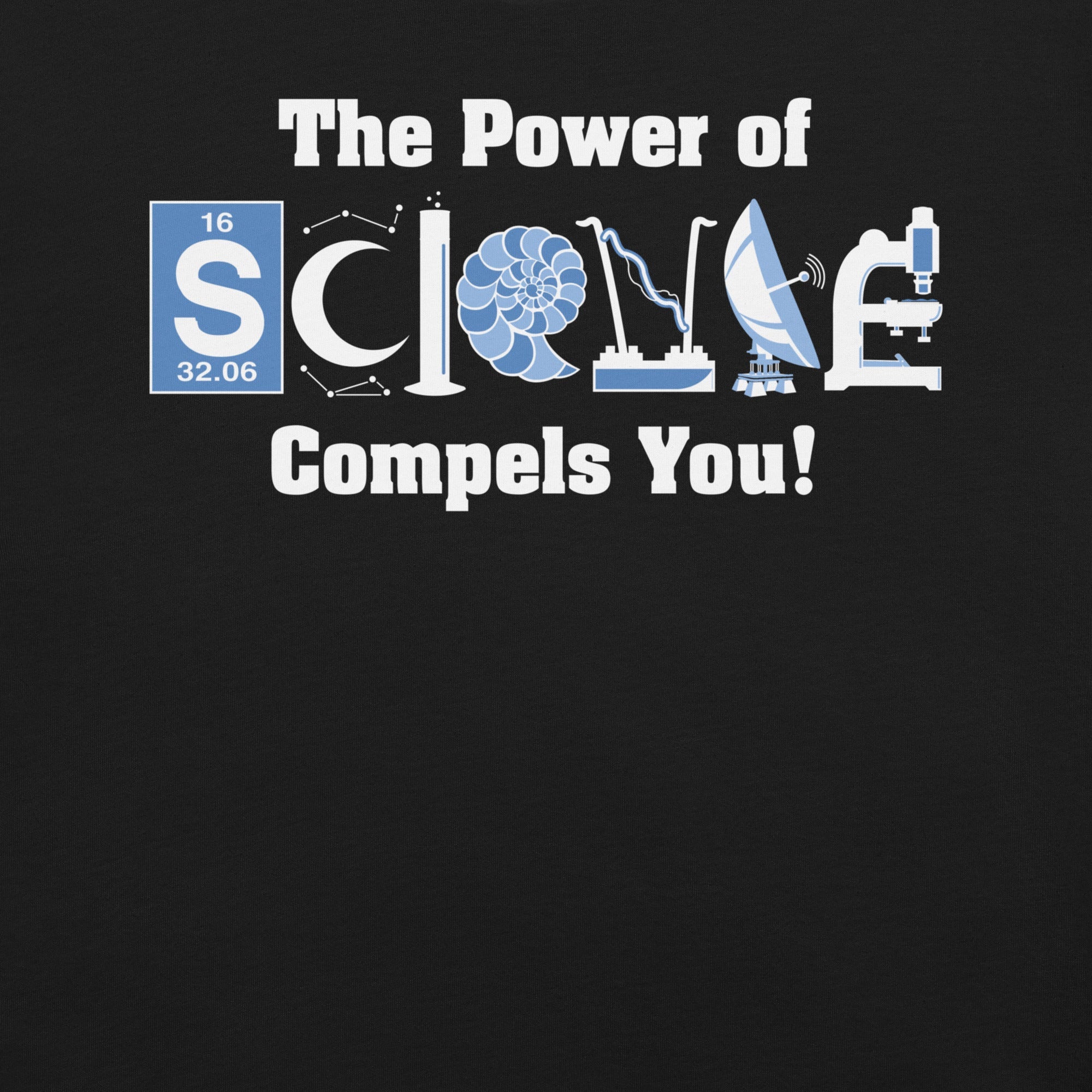 Power of Science T-Shirt Geek Nerd Advertise to Meta FLOW DESC WRITING Off World Designs