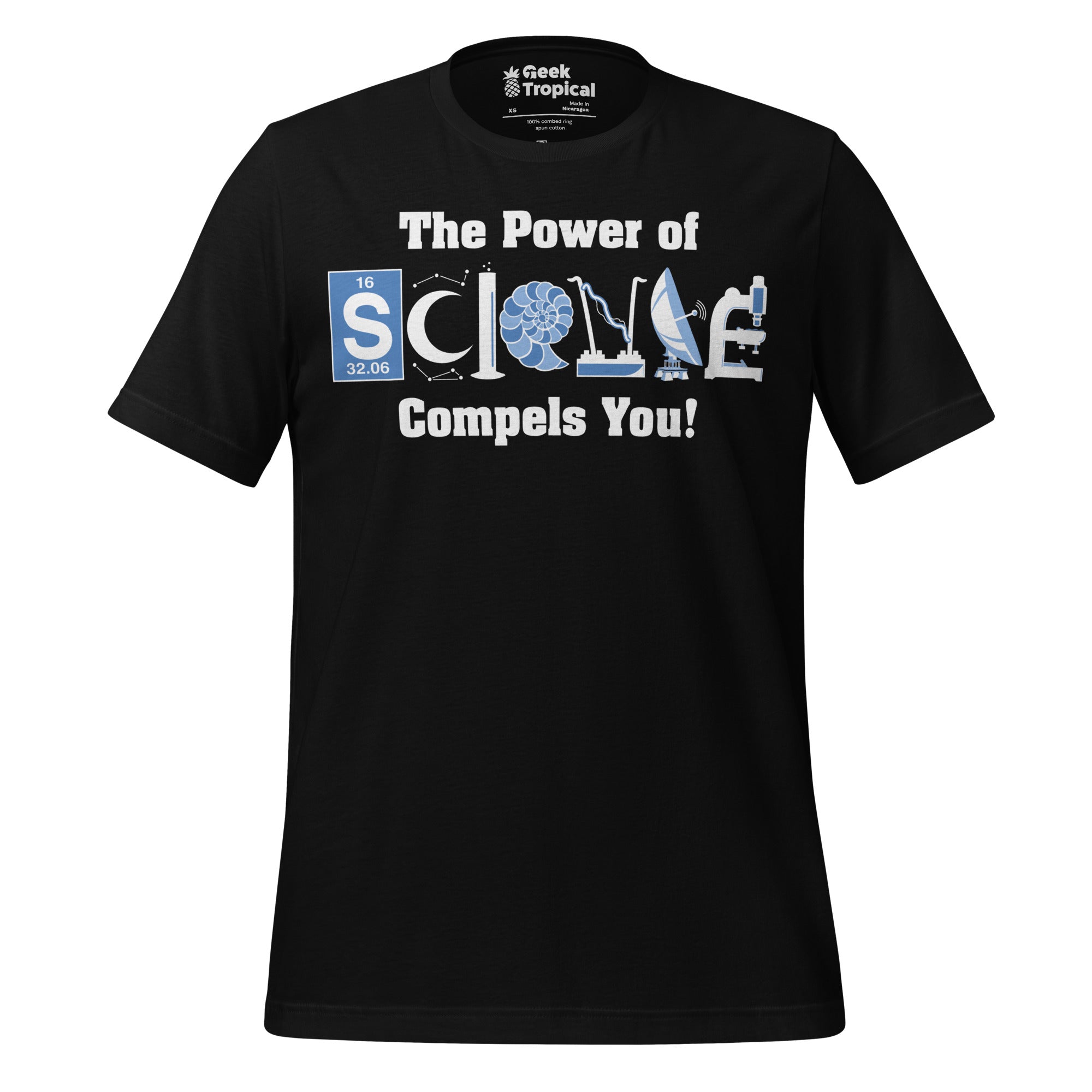 Power of Science T-Shirt Geek Nerd Advertise to Meta FLOW DESC WRITING Off World Designs