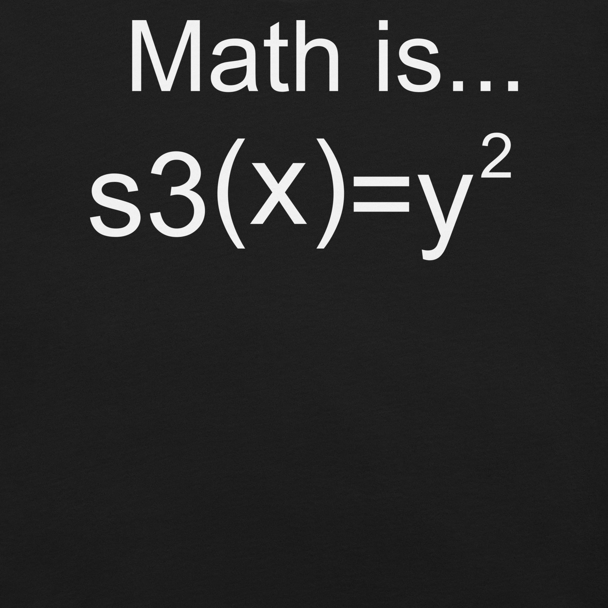 Math is Sexy T-Shirt Geek Nerd Advertise to Meta FLOW DESC WRITING Funny Prints