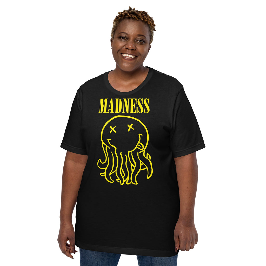 Madness T-Shirt Geek Nerd Advertise to Meta Fantasy Prints FLOW DESC WRITING
