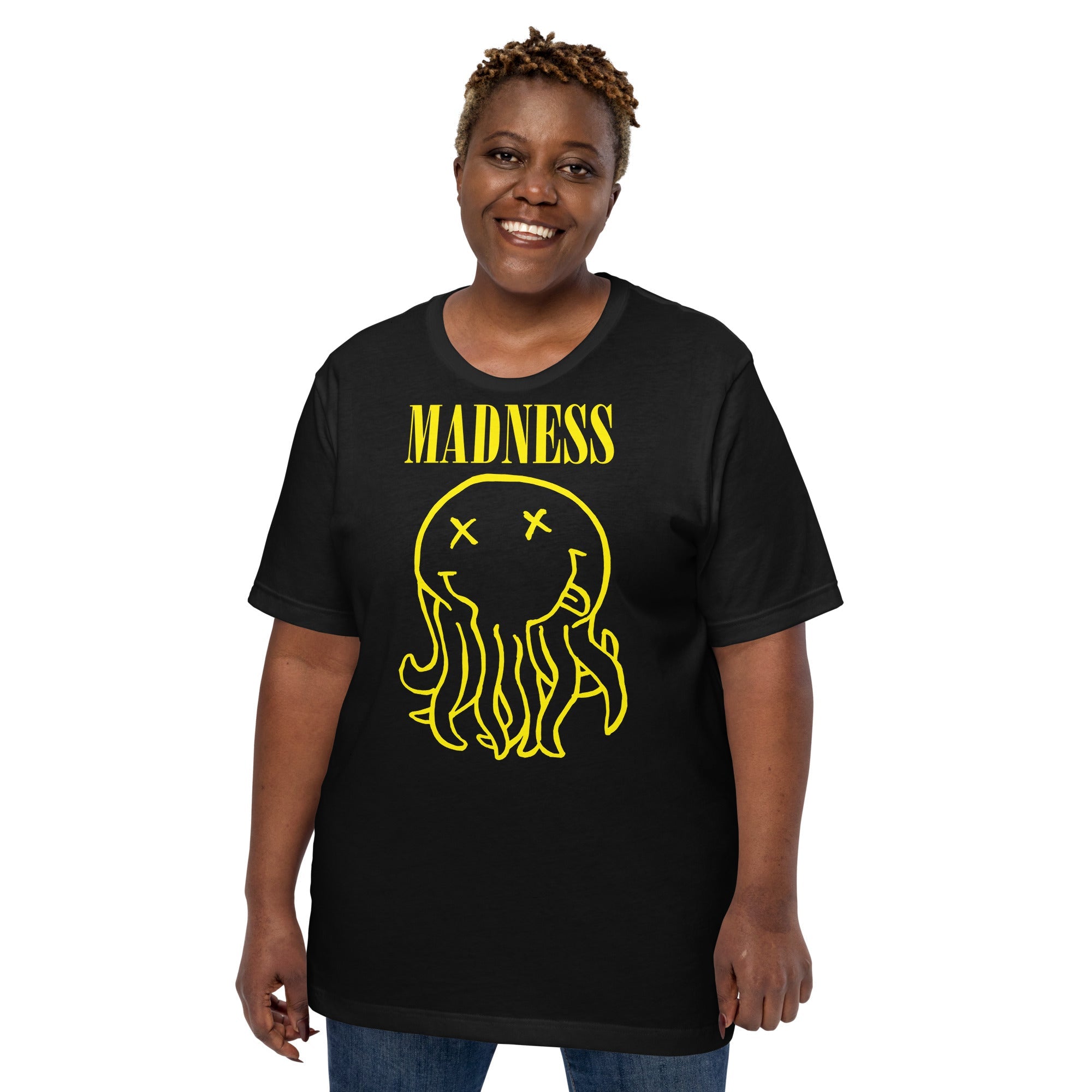 Madness T-Shirt Geek Nerd Advertise to Meta Fantasy Prints FLOW DESC WRITING