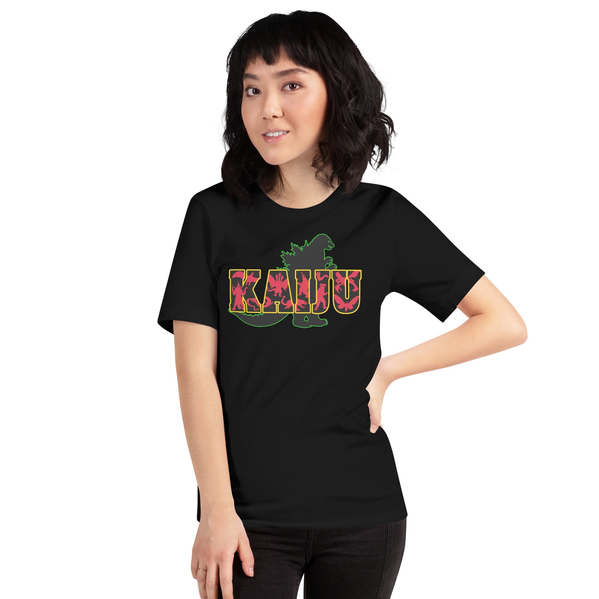 Kaiju BC T-Shirt Geek Nerd Advertise to Meta Anime dinosaur print