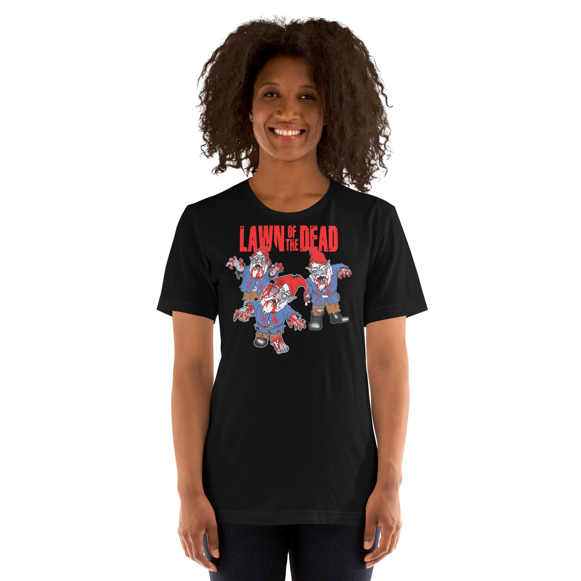 Lawn of the Dead T-Shirt Geek Nerd Advertise to Meta Fantasy Prints FLOW DESC WRITING