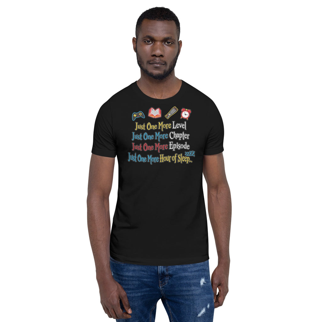 Just One More Nerd T-Shirt Geek Nerd Advertise to Meta Book Prints FLOW DESC WRITING