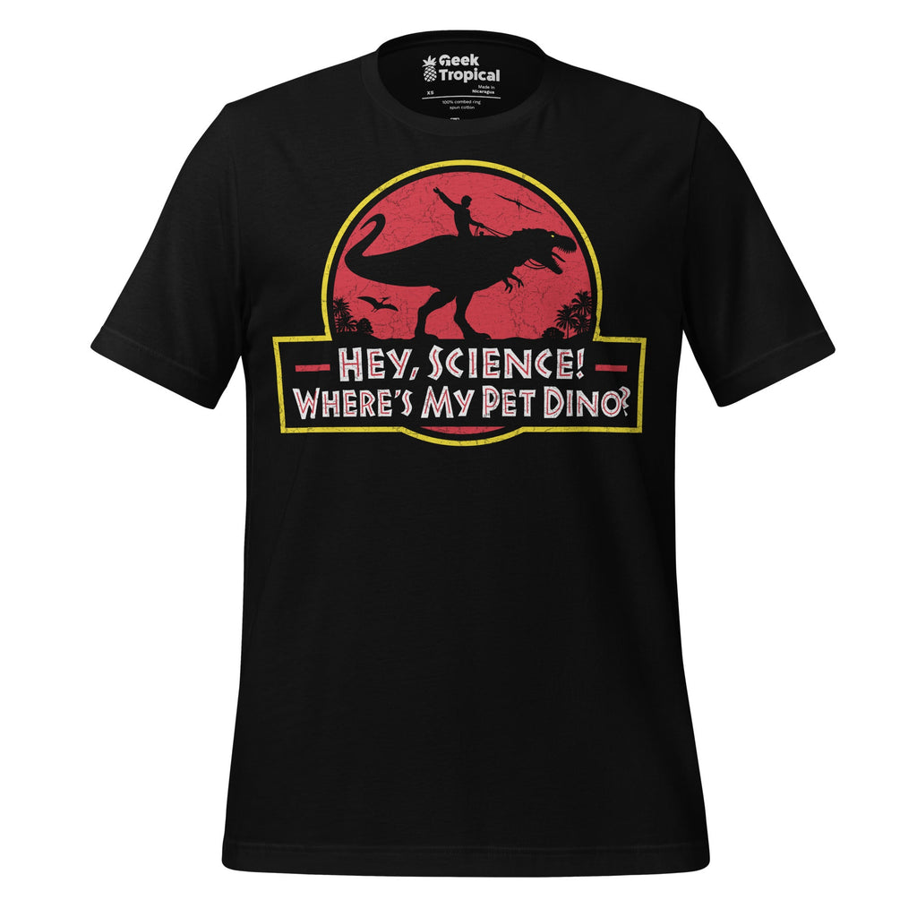 Where Is My Dinosaur T-Shirt Geek Nerd Advertise to Meta dinosaur print FLOW DESC WRITING