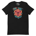 D20 Dice Dragon T-Shirt Geek Nerd Advertise to Meta board game print dnd & rpg print