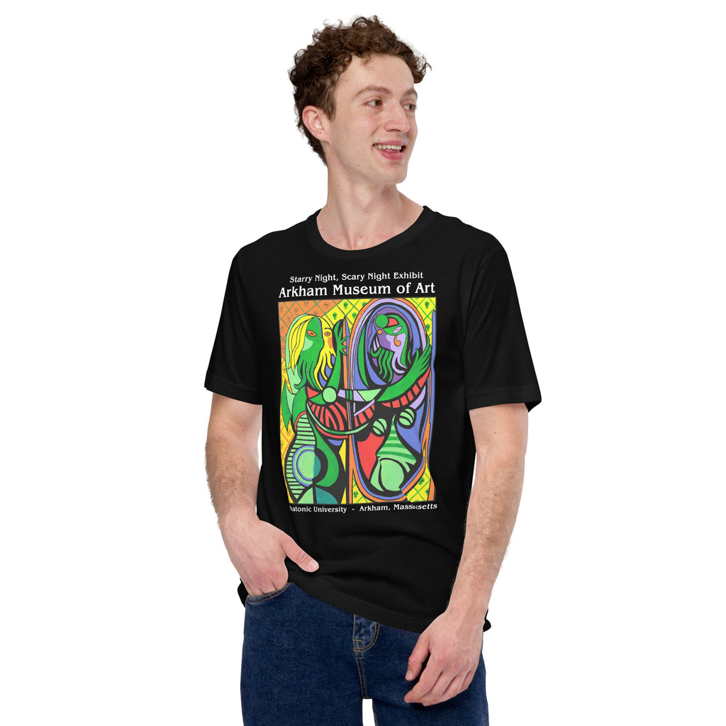 Arkham Musuem of Art Cthulhu T-Shirt Geek Nerd Advertise to Meta Book Prints Fantasy Prints