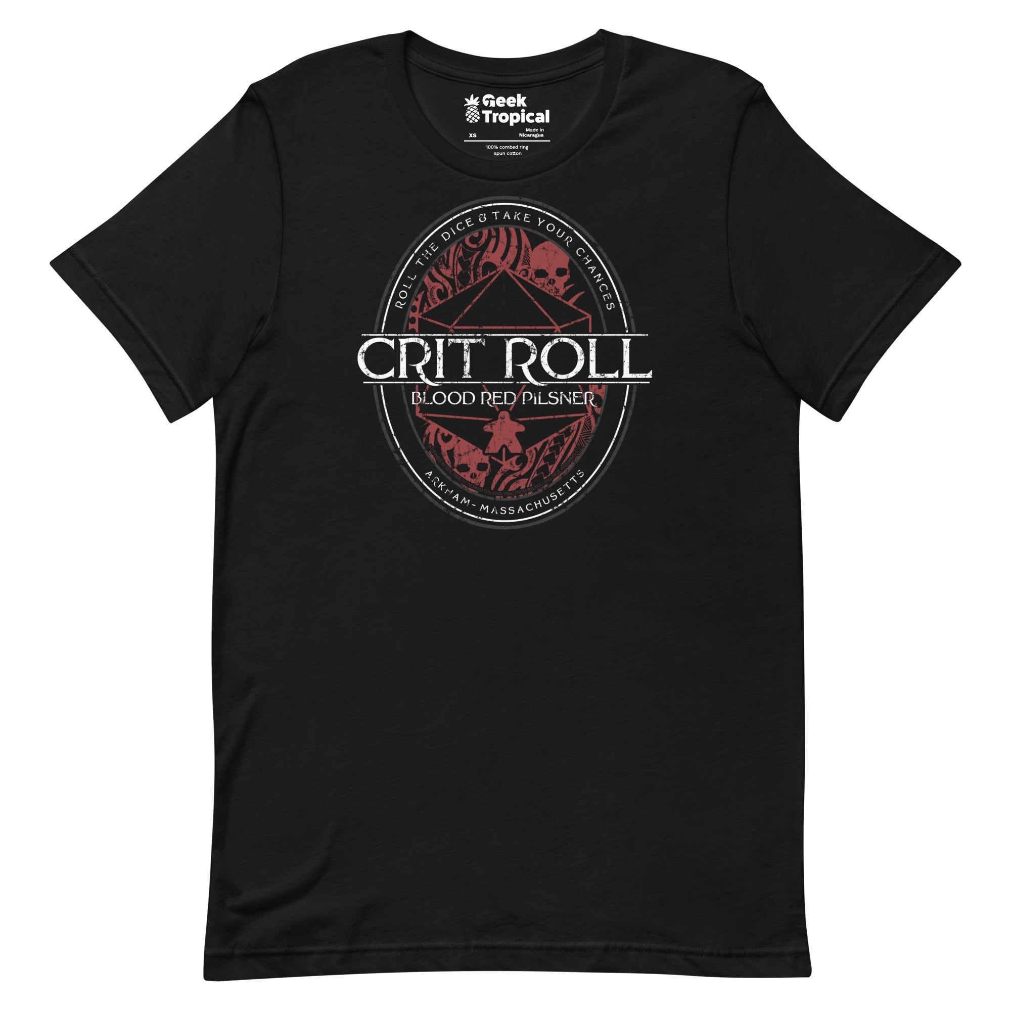 Arkham RPG Crit Roll T-Shirt Geek Nerd Advertise to Meta dnd & rpg print Fantasy Prints