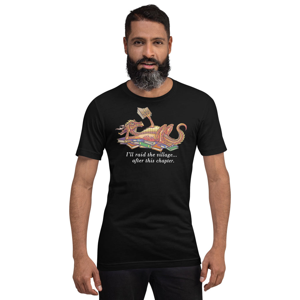 Another Chapter Dragon T-Shirt Geek Nerd Advertise to Meta Book Prints Fantasy Prints