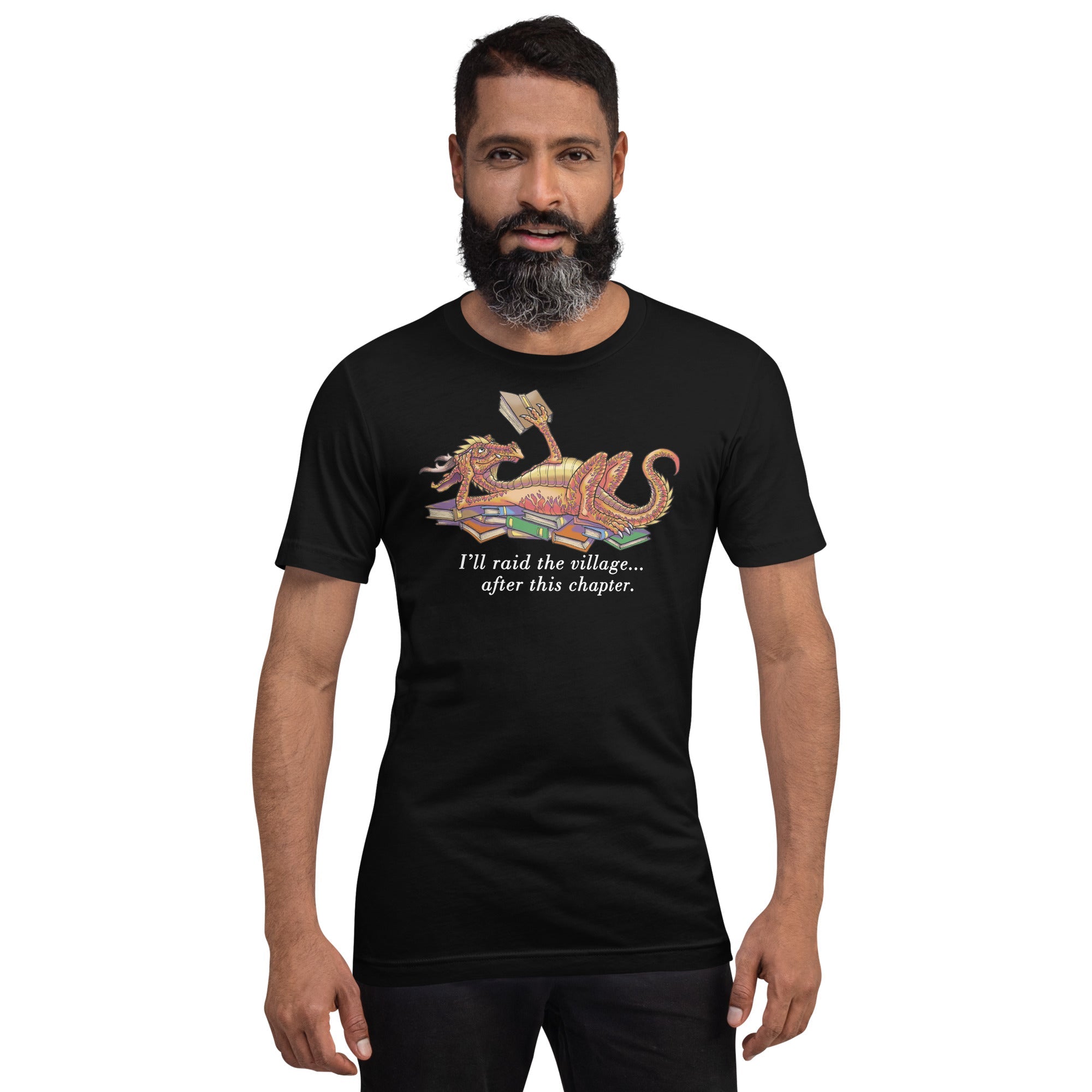 Another Chapter Dragon T-Shirt Geek Nerd Advertise to Meta Book Prints Fantasy Prints