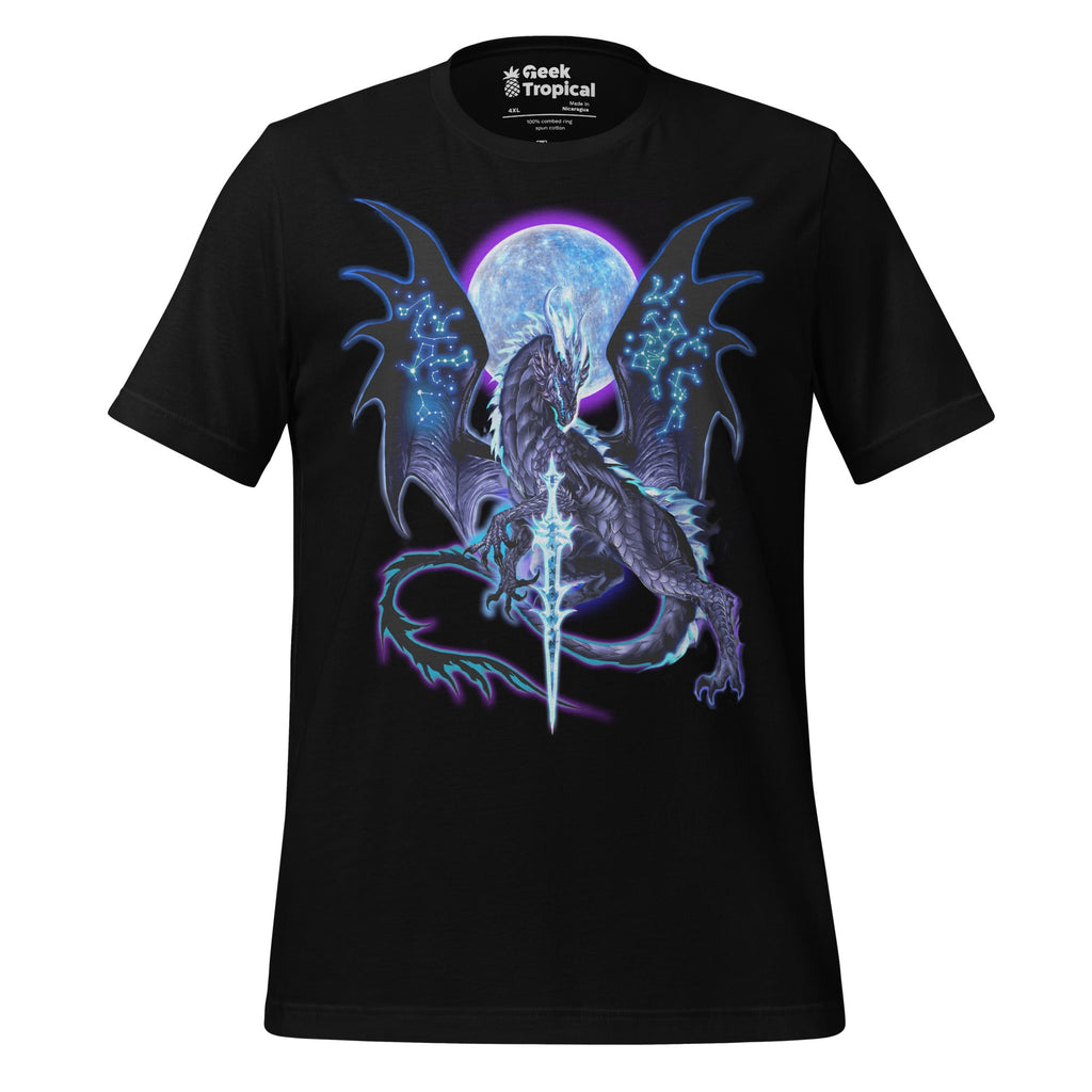 Dragonblade Nightblade T-Shirt Geek Nerd Advertise to Meta Design by Ruth Thompson dnd & rpg print