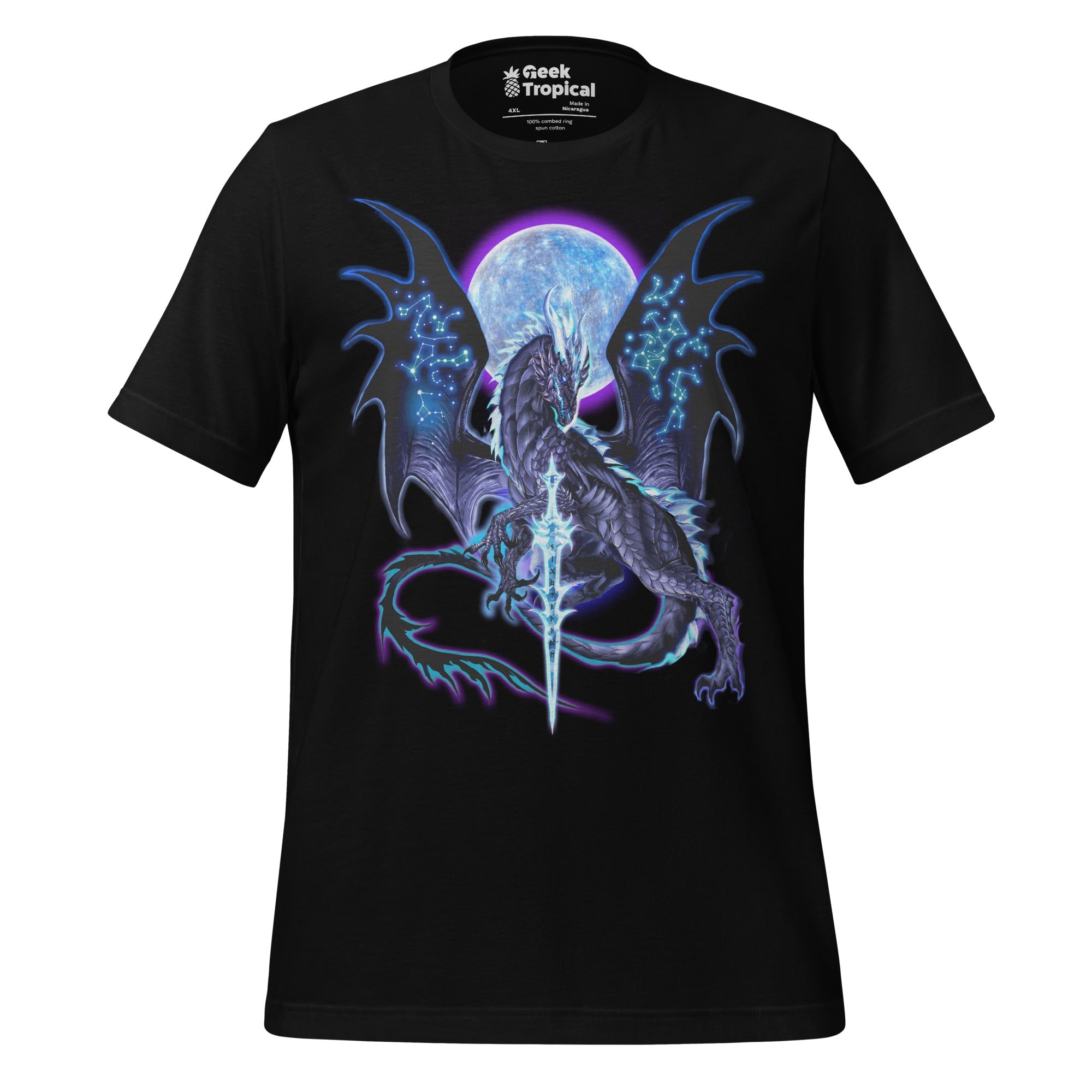 Dragonblade Nightblade T-Shirt Geek Nerd Advertise to Meta Design by Ruth Thompson dnd & rpg print