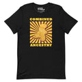 Combined Ancestry Dinosaur Nuggets T-Shirt Geek Nerd Advertise to Meta Animal Patterns Design by Random Galaxy