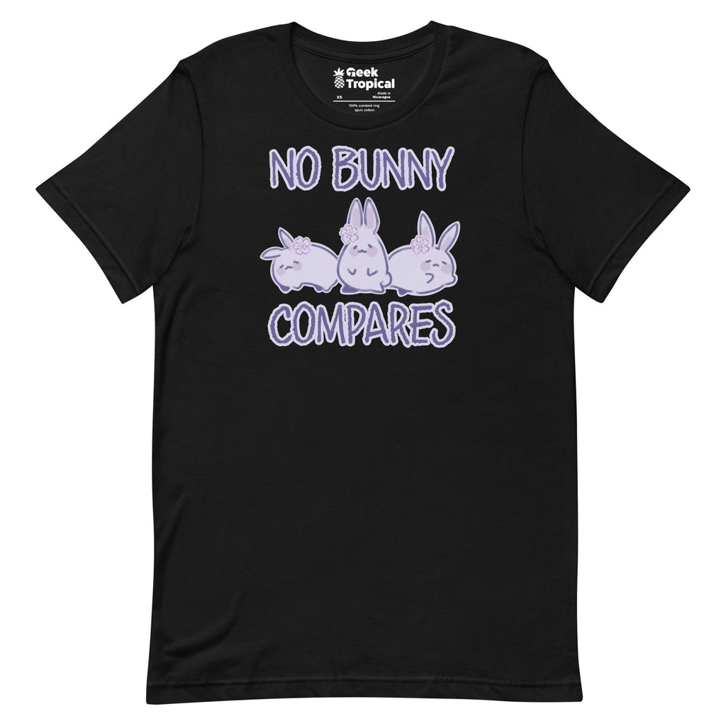 No Bunny Compares T-Shirt Geek Nerd Advertise to Meta Animal Patterns Design by Ardi Tong